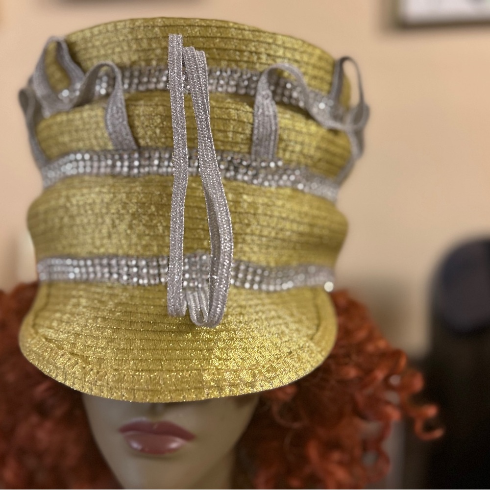 Gold and Silver Women's Fashion Hat